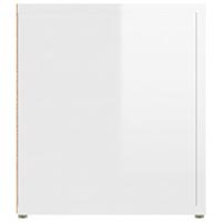 Tv-meubels 2 st 80x31,5x36 cm bewerkt hout hoogglans wit - thumbnail