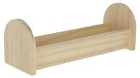 Kerbl Voedertrog voor knaagdieren 28 x 10 x 10 cm van hout - thumbnail