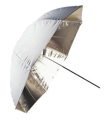 Falcon eyes flitsparaplu ur-32g goud/wit 80 cm