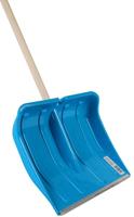 Sneeuwschuiver pvc blauw 48cm incl.steel - thumbnail