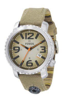 Horlogeband Fossil JR1139 Textiel Beige Horlogeband Fossil JR1139 Textiel Beige