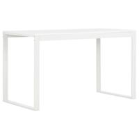 vidaXL Computerbureau 120x60x70 cm wit - thumbnail