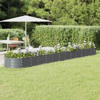 Plantenbak 512x80x36 cm gegalvaniseerd staal antracietkleurig - thumbnail
