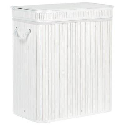 Beliani - KALTHOTA - Mand - Wit - Bamboehout