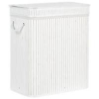 Beliani - KALTHOTA - Mand - Wit - Bamboehout - thumbnail