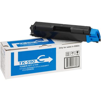 Toner kyocera tk-590c blauw Toner kyocera tk-590c blauw