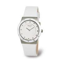 Horlogeband Boccia 3202-01 Leder Wit 19mm - thumbnail