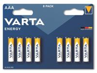 Varta Energy AAA 8ST Batterijen - thumbnail