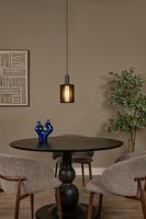 Lucide LAMBRES - Hanglamp - Ø 15 cm - 1xE27 - Zwart - thumbnail