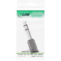 InLine 99305 audio-adapter, 6,3 mm jack plug op 3,5 mm jack aansluiting, stereo - thumbnail