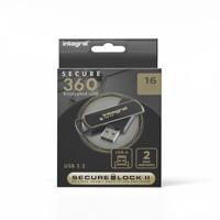 Integral 360 Secure USB 3.0 stick, 16 GB - thumbnail