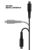 LINDY USB-kabel USB 2.0 Apple Lightning stekker, USB-C stekker 3.00 m Zwart 31288 - thumbnail