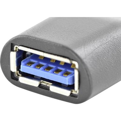 Renkforce USB 3.2 Gen 1-hub 4 poorten Met aluminium behuizing Aluminium