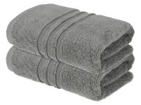 LIVARNO Set van 2 handdoeken 50 x 100 cm (Grijs) - thumbnail