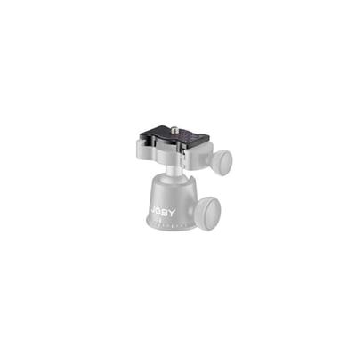 Joby JB01570-BWW QR plaat 3K PRO - Arca-compatibele snelwisselklep, geschikt voor 3K PRO kogelkop/GorillaPod 3K PRO kit, voor foto, video, vlogging, voor Canon, Nikon, Sony, van aluminium