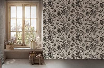 Livingwalls My Home My Spa zwart behang | 387002