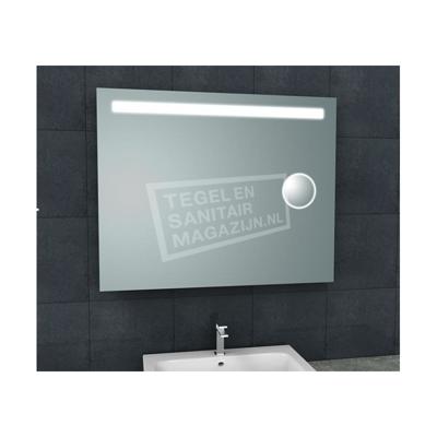 Tigris spiegel met LED verlichting & scheerspiegel 100 x 80 cm Tigris spiegel met LED verlichting & scheerspiegel 100 x 80 cm