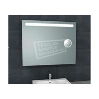 Tigris spiegel met LED verlichting & scheerspiegel 100 x 80 cm - thumbnail