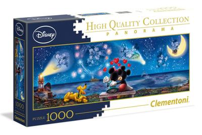Disney Clementoni panorama puzzel mickey & minnie, 1000st.