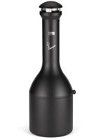 Asbak Rubbermaid Infinity Genie staand zwart - thumbnail