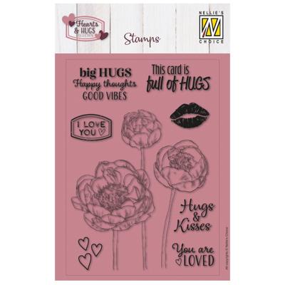 Nellie's Choice • clear stamps full of hugs 9st.