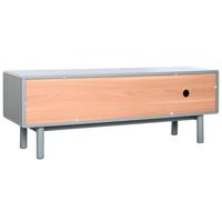 Tv-meubel Home ESPRIT Blauw Grijs Polypropyleen Hout MDF 140 x 40 x 55 cm - thumbnail