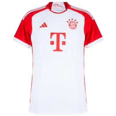 F.C. Bayern München Thuis Shirt Senior 2023/2024 - Maat S - Kleur: Wit | Soccerfanshop F.C. Bayern München Thuis Shirt Senior 2023/2024 - Maat S - Kleur: Wit | Soccerfanshop