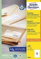 Etiket avery lr3655 210x148mm wit 200st | 5 stuks - thumbnail