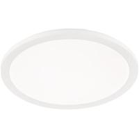 LED Plafondlamp Badkamer - Dimbaar Rond 22W IP44 - Warm Wit 3000K - thumbnail
