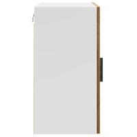 Keukenwandkast Porto bewerkt hout oud houtkleurig - thumbnail