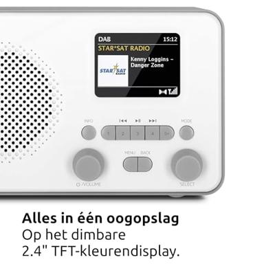 TechniSat Techniradio 6 IR Hybride radio Wit - thumbnail