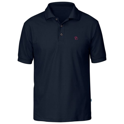 Fjallraven Crowley Pique Polo Heren Blueblack S