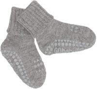 GoBabyGo antislip sokjes Alpaca wol grey melange-1-2 jaar - thumbnail