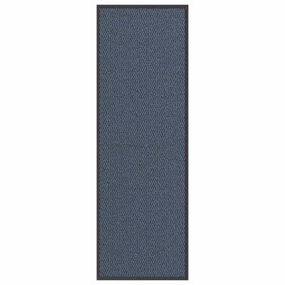 VidaXL Deurmat 60x180 cm blauw