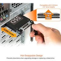 Icy Dock MB839SP-B computerbehuizing onderdelen Universeel HDD-behuizing - thumbnail