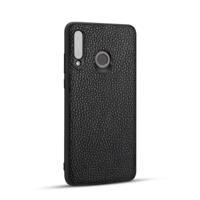 Voor Huawei P30 Lite Lychee graan cortex anti-Falling TPU mobiele telefoon shell beschermende case (zwart) - thumbnail