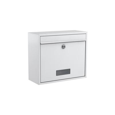 Basi 2170-0662 BK 900 Brievenbus Staal Wit Sleutelslot