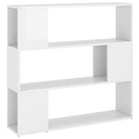 VidaXL Boekenkast/kamerscherm 100x24x94 cm hoogglans wit - thumbnail