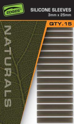 Fox Edges Silicone Sleeves 3x25mm 15st.