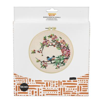 Borduursetje vogel - ø18 cm Borduursetje vogel - ø18 cm