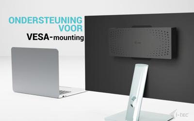 I-tec Universal 5x 4K/60Hz Display Docking Station + Power Delivery 100W I-tec Universal 5x 4K/60Hz Display Docking Station + Power Delivery 100W