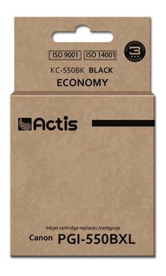 Actis KC-550Bk Inkt (vervanging voor Canon PGI-550BK; Standaard; 23 ml; zwart)