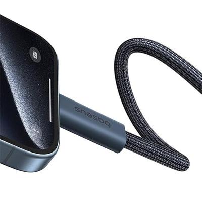 Baseus USB C naar USB C datakabel 1 m 240 W Zwart