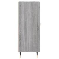 Dressoir 34,5x34x90 cm bewerkt hout grijs sonoma eikenkleurig - thumbnail