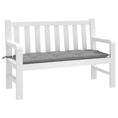 VidaXL Tuinbankkussen 120x50x7 cm oxford stof grijs VidaXL Tuinbankkussen 120x50x7 cm oxford stof grijs