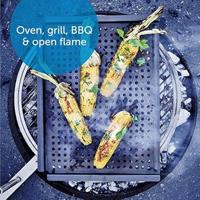 Black Steel BBQ grillplaat 44x32 cm - thumbnail