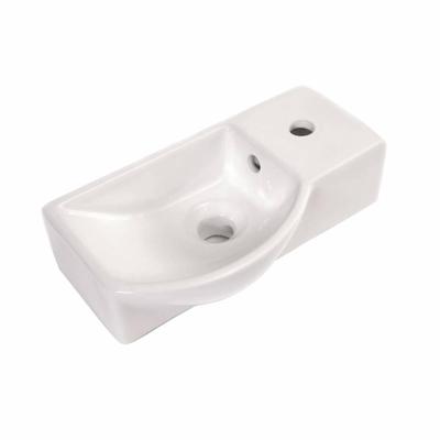 Fontein Luca Sanitair Rechts 40x22x12 cm Keramiek Wit Luca Sanitair