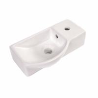 Fontein Luca Sanitair Rechts 40x22x12 cm Keramiek Wit Luca Sanitair - thumbnail
