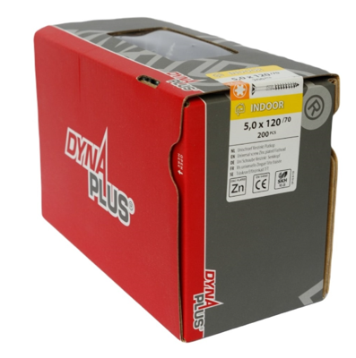 Dynaplus Unischroef Vz Pk Torx TX25 5.0X120/70 | 200 stuks - 0281.01.42801