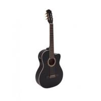 DIMAVERY CN-600E Classical Guitar, black - thumbnail